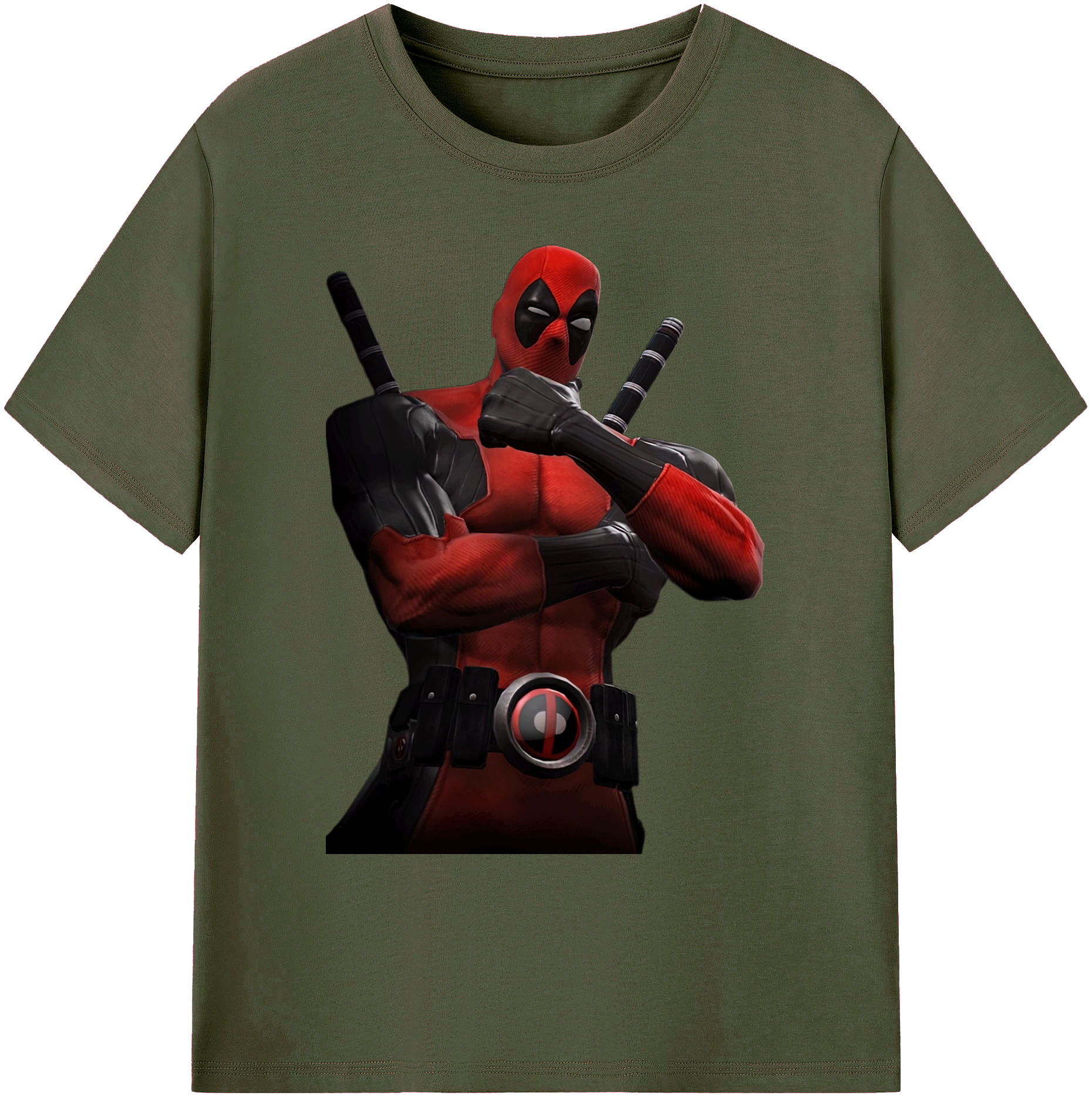 （画像用） Deadpool デッドプール 綿100％ メンズ半袖Tシャツ｜肌触りやわらか＆通気性
